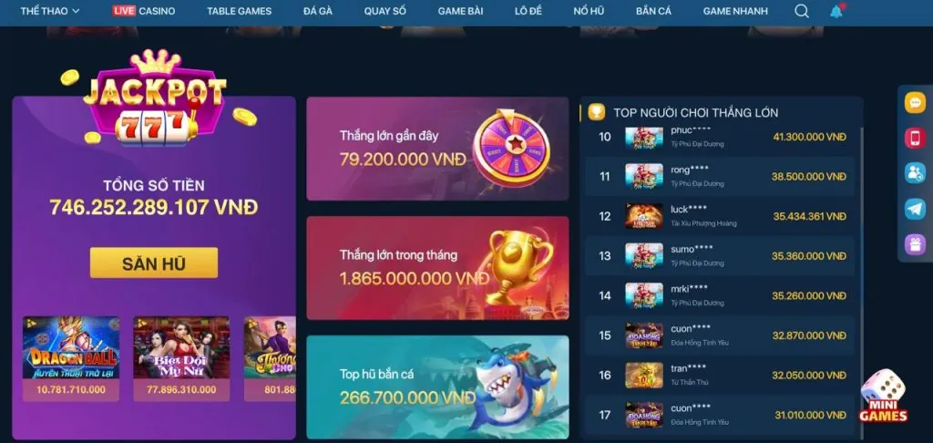 Hệ thống cấp bậc VIP 69vn Win